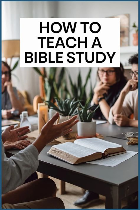 Group of people engaged in a Bible study discussion around a table with an open Bible and a potted plant. Study Effectively Tips, Study Effectively, Family Bible Study, Grow Spiritually, Doers Of The Word, Teaching Plan, Personal Bible Study, Sunday School Teacher, Study Sessions