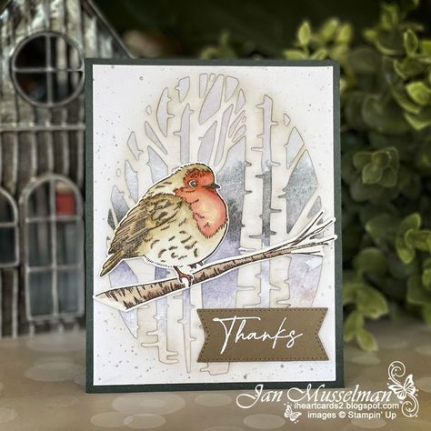 Coming Friday, July 1st! This gorgeous Perched In A Tree Bundle. The bundle includes the Perched in a Tree Stamp set and the coordinating Aspen Tree Dies. I totally love this fat little winter bird. Aspen Tree Dies, Perched In A Tree, Tree Dies, Aspen Tree, Tree Stamp, Stampin Up Christmas Cards, Winter Bird, Christmas Bird, Aspen Trees