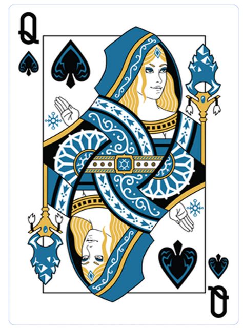 Queen Of Spades Card Design, Jack Of Spades, Playing Cards Art, Playing Cards Design, 2020 Calendar, Cards Art, Tarot Cards Art, Truck Art, Classic Card