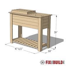 Patio Cooler Plans, Wood Ice Chest Cooler, Cooler Stand Diy Plans, Wooden Cooler Stand Diy, Ice Chest Ideas Diy, Outdoor Cooler Diy, Diy Cooler Stand, Diy Patio Cooler, Diy Grill Cart