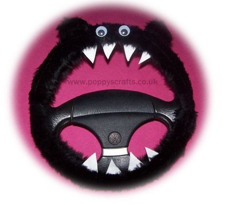 Fuzzy Steering Wheel Cover, 1967 Chevrolet Impala, Monster Car, Car Deco, Cool Car Accessories, Car Accessories For Girls, Girly Car, Mazda Logo, Cute Car Accessories