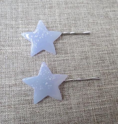 Fairy Kei Hair, Kawaii Hair Accessories, Star Hair Clips, Kawaii Hair Clips, Kawaii Hair, 70s Hair, Hair Accessories Pearl, Kawaii Hairstyles, Star Hair