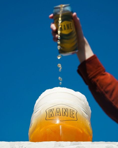 Kane Brewing Co. (@kanebrewing) • Instagram photos and videos Pouring Beer Photography, Fall Beer Aesthetic, Beer Content Ideas, Brewery Social Media Content, Beer Can Photography, Beer Photography Photo Ideas, Cans Photography, Beer Product Photography, Craft Beer Photography