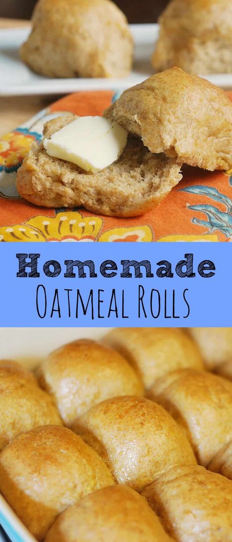 Oat Rolls Recipe, Oatmeal Dinner Rolls Recipe, Old Fashioned Oats Recipes, Oatmeal Rolls Recipe, Oatmeal Rolls, Greek Tacos, Oatmeal Dinner, Bake Oatmeal, Old Fashioned Oatmeal