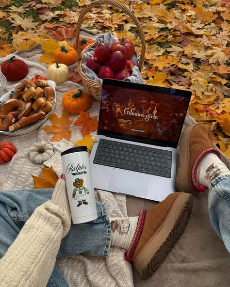 Fall picnic details🫶🍁 #autumnaesthetic #fallpicnic #pinterestaesthetic #outfitideas Ugg Tazz Slippers, Autumn Picnic, Tazz Slippers, Picnic Inspo, Deep Red Nails, Ralph Lauren Bear, Bear Socks, Ugg Tazz, Fall Picnic