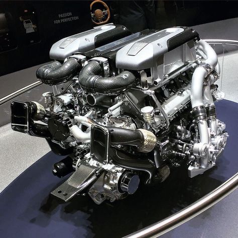 1500hp engine used in the new Bugatti Chiron #superstreet #bugatti #chiron #geneva by superstreet Bugatti Engine, W16 Engine, Bikes Tattoo, Tattoo Vintage, French Luxury Brands, Magnetic Motor, Car Engines, Fire Breathing, Automotive Engineering