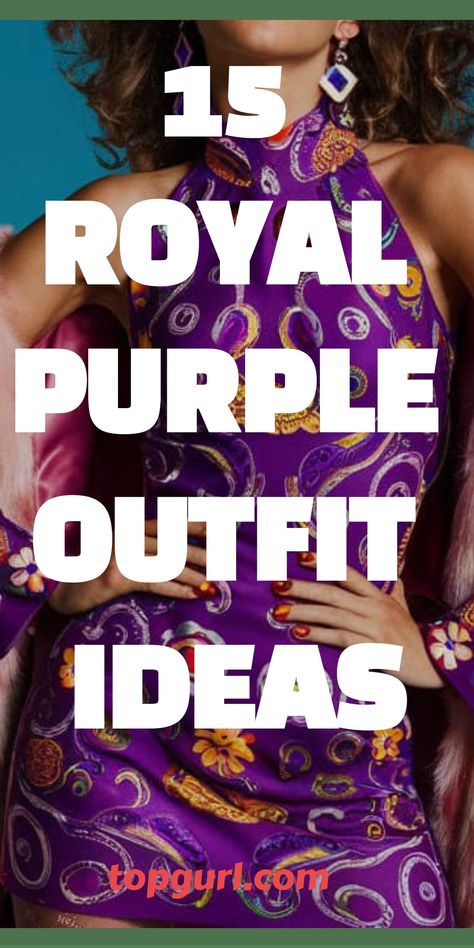 15 Royally Awesome Purple Outfit Ideas That’ll Have You Feeling Like Fashion Royalty Purple Vest Outfits For Women, Purple Gold Outfit, Purple Top Outfit Ideas, Royal Purple Outfit, Purple Top Outfit, Purple Outfit Ideas, Regal Style, Vest Outfits For Women, Looks Aesthetic