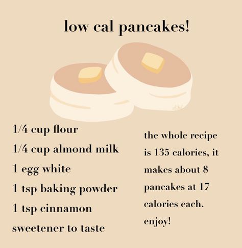 Sweet Healthy Recipes, Nothing Tastes As Good As Skinnytaste, Éd Twt, Low Cal Pancakes, 100 Calorie Breakfast, Low Calorie Pancakes, Healthy Substitutes, Food Calories List, Pancake Calories