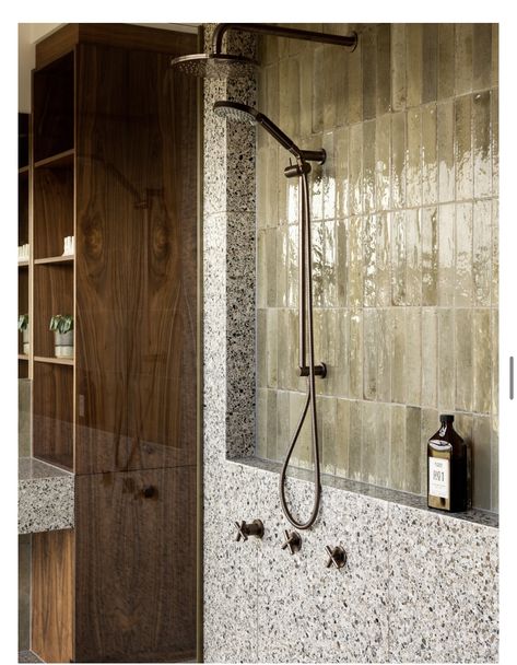 Midcentury Modern Bathroom, Living Tv, Bathroom Design Inspiration, The Local Project, Bathroom Inspiration Decor, Bathroom Renos, House Bathroom, Shower Design, Mid Century House