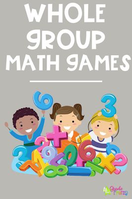 Quick whole group math games motivate students and reinforce skills that have been previously taught. Basic facts games can be easily added at the end of each lesson or possibly in the middle of the math block as a brain break. Group Math Games, Fact Family Games, Multiplication Facts Games, Math Review Game, Motivate Students, Maths Games, Multiplication Games, Math Blocks, Online Games For Kids