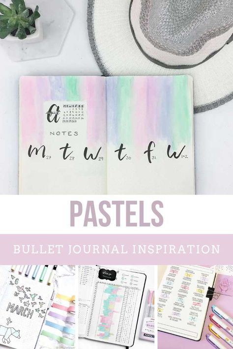 Bujo Pastel Theme, Spring Bullet Journal Theme, Candy Theme Bullet Journal, Blue Bullet Journal Theme, Lavender Bullet Journal Theme, Planner Making, Love Pastel, Doodle Journal, February Bullet Journal