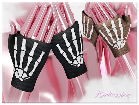 Sims 4 Cc Clothes Female Gothic, Sims 4 Cc Simon Riley, Sims 4 Cc Goth, Los Sims 4 Mods, Emo Accessories, Sims 4 Traits, Sims Packs, Mesh Gloves, Free Sims 4