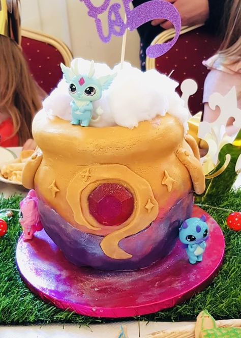 Magic Mixie Birthday Party cake My own design- cauldron cake #cauldroncake #birthdayparty #birthdaycake #magicmixie #gurlsbirthdayparty # Magic Mixies Birthday Cake, Magic Mixies Party, Magic Mixies Cake, Magic Mixies Birthday Party, Magic Mixie Birthday Party, Magical Birthday Cake, Rosie Birthday, Potion Play, Diy Party Gifts