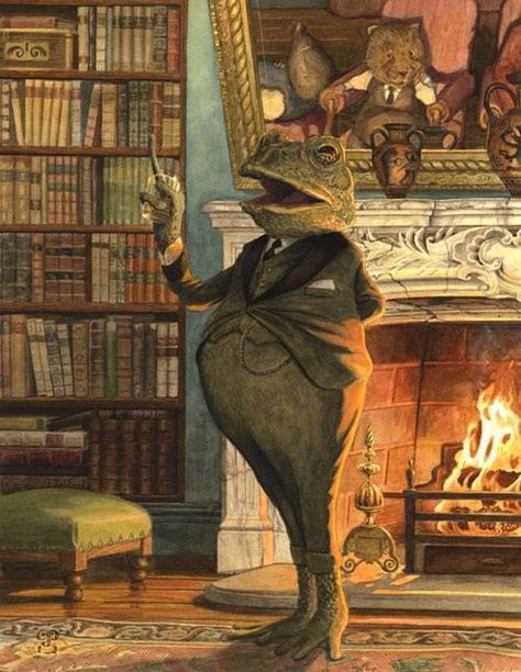 Chris Dunn I looove this! Chris Dunn Illustration, Marjolein Bastin, Frog Art, A Frog, Fairytale Art, Art Et Illustration, Art And Illustration, Fantastic Art, Childrens Art