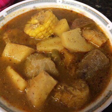 Puerto Rican Sancocho Recipe | Allrecipes Sancocho Puerto Rican, Puerto Rican Beef Stew, Sancocho Recipe, Sofrito Recipe, Beef Tripe, Puerto Rican Dishes, Plantain Recipes, Cube Steak Recipes, Hearty Beef Stew