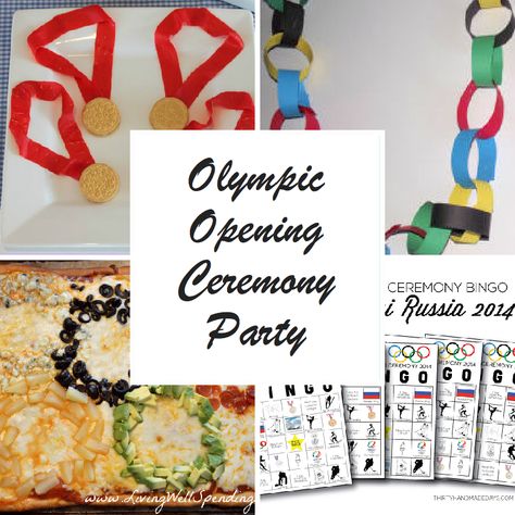 Olympic Opening Ceremony Party Olympic Opening Ceremony Party Ideas, Opening Ceremony Ideas, Olympics Party, School Age Activities, Olympic Theme, Olympic Party, Sochi Russia, Olympics Opening Ceremony, Swim Meet