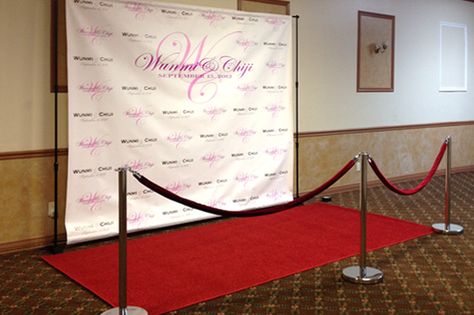 Get a logo backdrop, Velvet Ropes, red carpet for any event. You will feel Like a Celebrity! #detroit #weddings #detroitweddings Red Carpet Photo Booth, Red Carpet Sweet 16, Red Carpet Backdrop, Hollywood Birthday Parties, Red Carpet Theme, Photowall Ideas, Hollywood Glam Wedding, Event Photo Booth, Livonia Michigan