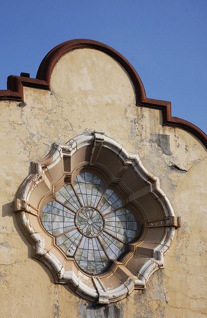 Wondrous Window •a wondrous and ornate church window on the grounds of a former mental institution Church Window, Mental Institution, Cathedral Architecture, Church Windows, Casas Coloniales, Beautiful Windows, Window Dressings, Arched Windows, Window Styles