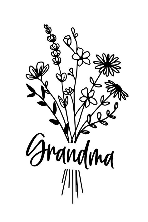 Grandma SVG Free Grandma Svg Files For Cricut, Grandma Shirts Svg, Grandma In Cursive, Things To Draw For Grandma, Drawings For Your Grandma, Grandma Cups Vinyl Svg, Personalized Tshirt Ideas For Women, Drawing For Grandparents, Grandma Cup Ideas