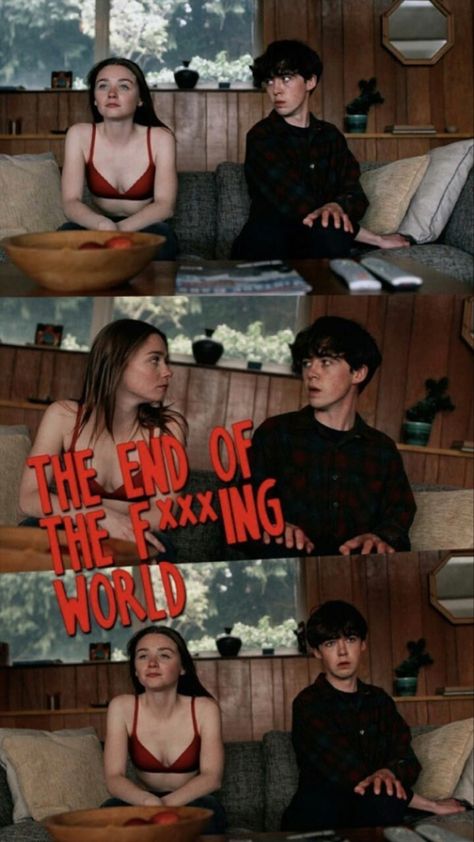 End Of The Fun**in World, James And Alyssa, Jessica Barden, Dream Couple, The End Of The World, Room Posters, End Of The World, Movies And Tv Shows, Falling In Love