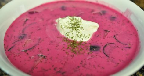 HAYLEE'S FOOD: Ina Garten’s Summer Borscht Creamy Borscht Soup Recipe, Summer Borscht, Beet Borscht, Beet Soup Recipes, Ina Garden, Borscht Soup, Beet Soup, Fresh Beets, Barefoot Contessa