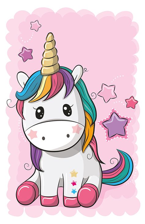 Free Printable Cute Unicorn | Creative Center Unicorn Magic, Magical Unicorn, Metal Poster Displate, Home Home, Poster Print