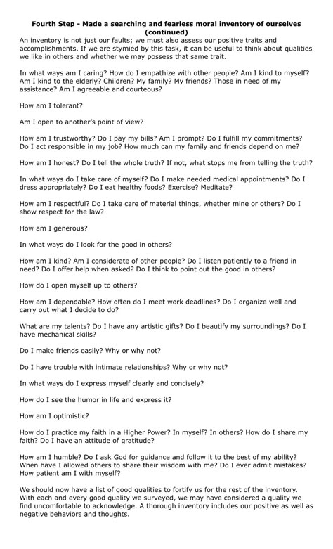Step 4 questions - taking a look at our positive side Prayers For Anger, Aa Steps, 12 Step Worksheets, Family Quotes Images, Moral Inventory, Steps Quotes, Solving Multi Step Equations, Multi Step Word Problems, Multi Step Equations