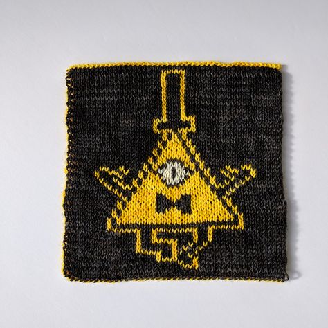 2019 Geek-A-Long: Gravity Falls - free charted pattern to knit or crochet at Lattes and Llamas Gravity Falls Crochet, Fall Crochet Patterns Free, Fall Crochet Patterns, Silly Kids, Hobby Ideas, Fall Knitting, Mabel Pines, Crochet Wall Hangings, Fall Patterns