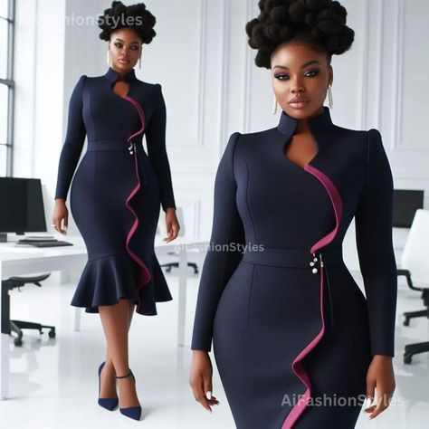 #workwearstyle #officefashion Corporate Dresses Classy Work Outfits Professional, Corporate Dresses Classy, Corporate Dresses Classy Work Outfits, Working Girl Outfits, Elegant Bodycon Dress, Classy Gowns, Fashionable Work Outfit, Corporate Dress, Professional Work Outfit