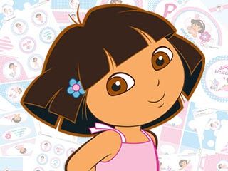 Wearing her fancy gown, Dora will make your birthday party as beautiful as her. Let's celebrate your birthday party! ... Dora The Explorer Pictures, Cartoon Up, Doll Illustration, Dora Party, Dora Diego, Dora Birthday, Free Printable Birthday Cards, Fancy Gown, Pink Hats