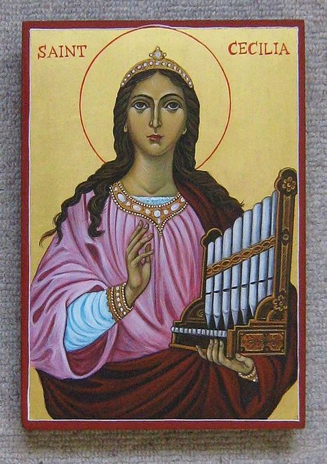 Saints | sacredicons St Cecelia, St Anastasia, Saint Costume, Orthodox Art, Saint Cecilia, St Cecilia, Icon Painting, Santa Cecilia, Catholic Crafts