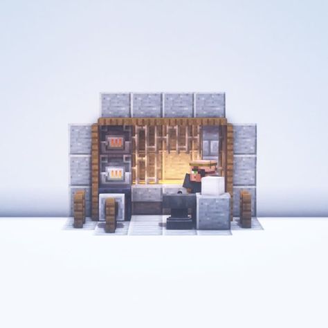 1,787 gilla-markeringar, 7 kommentarer - DanielPlays (@danielplaysyt) på Instagram: "⚒ Here's a little blacksmith forge! It's a very compact forge, but it has all the important…" Minecraft House Walls Ideas, Minecraft Blacksmith Forge Ideas, Minecraft Blacksmith Forge Design, Minecraft Blacksmith Ideas Interior, Minecraft Forge Design, Minecraft Blacksmith Interior, Minecraft Forge Ideas, Minecraft Medieval Blacksmith, Minecraft Anvil