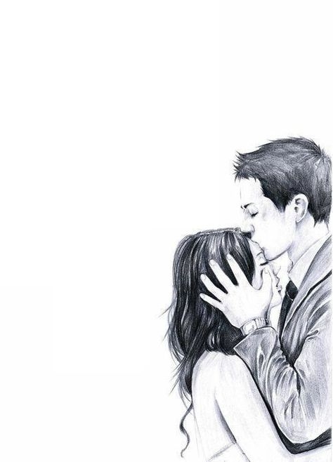 The best thing Sam could ever give me #KISS #ON #THE #FOREHEAD ♥ :) ^.^ Romantic Couple Hug, Forehead Kisses, Cute Couple Drawings, Couple Drawings, Love Drawings, A Pencil, Couple Art, Two People, A Drawing