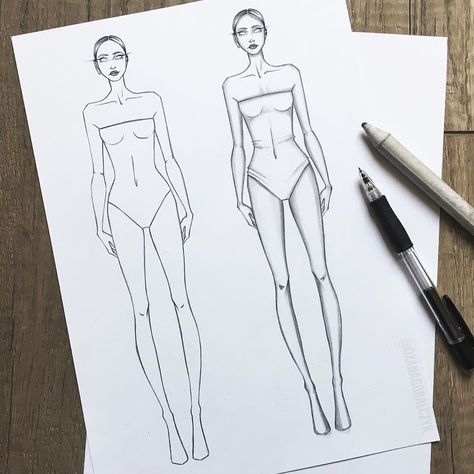 Oxana Goralczyk on Instagram: “Working on the templates a lot of you asked for 🖤 🖊 What poses would you guys want besides standing straight front & back ?  I will put…” Oxana Goralczyk, Fashion Anatomy, Tech Drawing, Illustration Poses, Figure Template, Fashion Illustration Portfolio, Illustrations Ideas, Standing Straight, Fashion Figure Templates