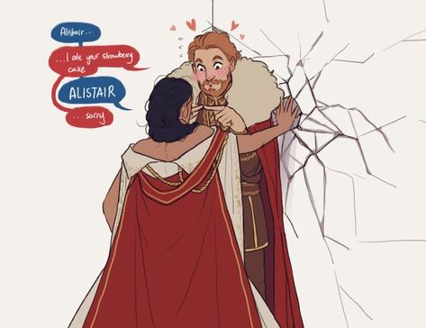 Dragon Age Alistair X Warden, Dragon Age Origins Alistair, Warden Cousland, Dragon Age Alistair, Alistair Theirin, Dragon Age Funny, Dragon Age Romance, Dragon Age Games, Dragon Age Series