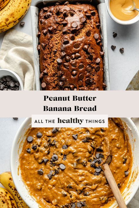 Pb2 Banana Bread, Protein Peanut Butter Banana Bread, Bread Peanut Butter And Banana, Oats Banana Peanut Butter, Peanut Butter Banana Recipes, Reese’s Peanut Butter Cup Banana Bread, Healthy Treats Recipes, Peanut Butter Banana Bread, Peanut Butter Oats