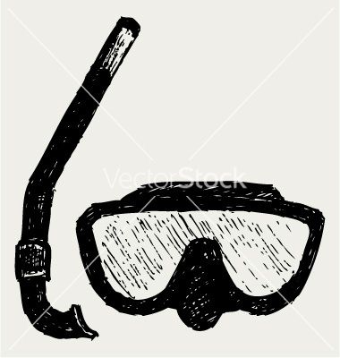 Diving goggles with snorkel vector Snorkel Tattoo, Goggles Drawing, Diving Goggles, Ocean Tattoos, Fruit Infused Water, Old Tattoos, Oceanography, Fruit Infused, Infused Water