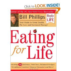 Most my healthy recipes are in this book! After bariatric surgery, my surgeon uses this recipe book with all of his patients. Each is so easy, delish, and always comes out fantastic. Eating for Life, Bill Phillips. Bill Phillips, 24 Day Challenge, Great Health, Diet Books, Bariatric Recipes, Reduce Weight, Dessert For Dinner, How To Increase Energy, Recipe Book