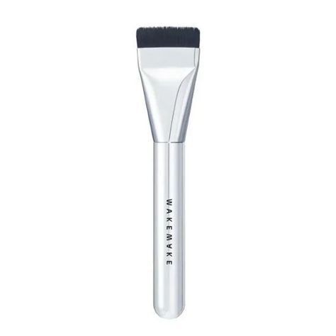 WAKEMAKE - Spatula Wide Foundation Brush | YesStyle Olive Young, How To Apply Foundation, Flat Brush, Silver Lights, Foundation Brush, Flat Head, Jeffree Star, Korean Makeup, Korean Beauty