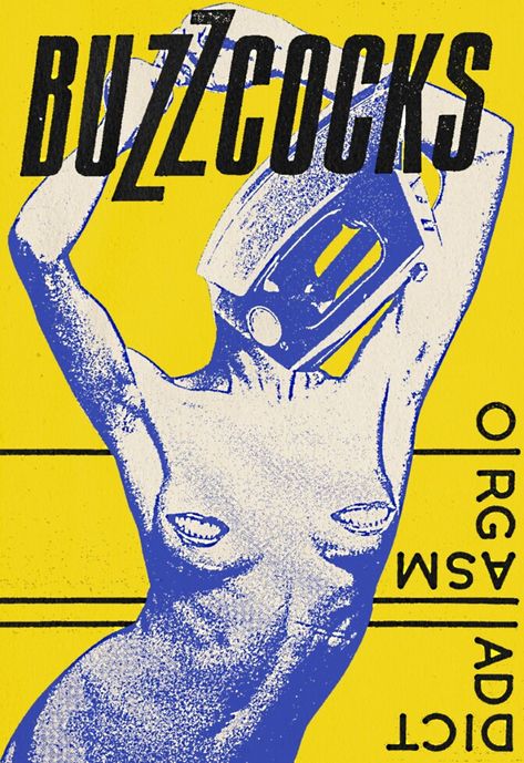 Punk Festival Poster, Buzzcocks Poster, Buzzcocks Band, 17 Tattoo, Punk Album Covers, The Buzzcocks, Punk Posters, Underground Style, Anti Design