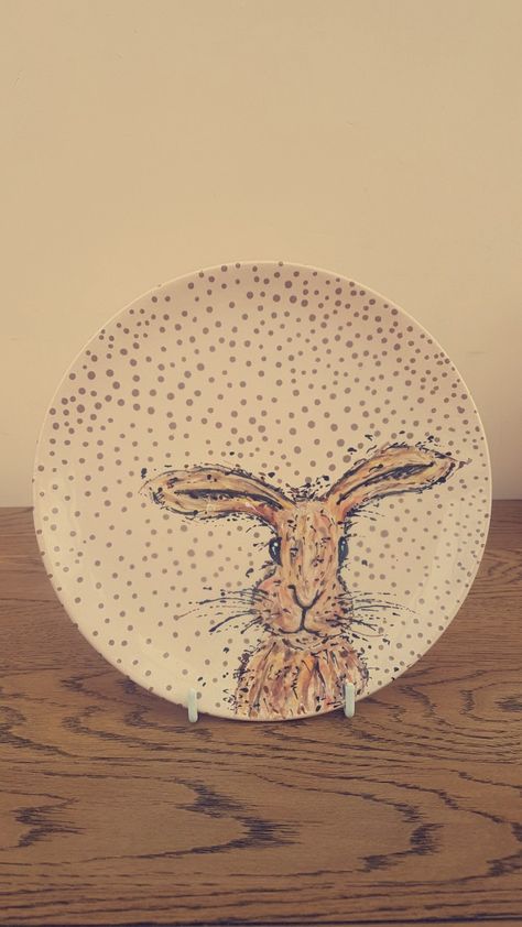 #ceramicpainting #hare #ceramics #painting #rabbit #colour #potterypainting Ceramics Painting, Ceramic Cafe, Color Me Mine, Pottery Inspo, Pottery Painting Designs, Painting Designs, Pottery Painting, Ceramic Painting, Paint Designs