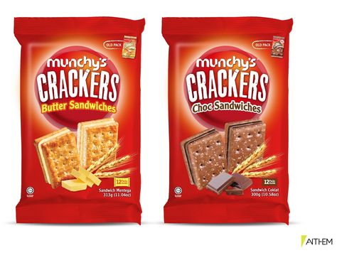 Munchy’s Crackers on Packaging of the World - Creative Package Design Gallery Crackers Packaging Design, Munchy Snacks, Munchy Food, Crackers Packaging, Biscuits Packaging, Biscuit Packaging, Chocolate Biscuits, Traditional Family, Creative Package