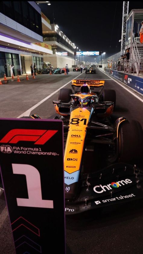 Oscar Piastri P1 for McLaren at Qatar Sprint 2023 Sprint Race, Mclaren Formula 1, Mclaren Cars, Oscar Piastri, Formula 1 Car Racing, Mclaren P1, Concept Car Design, Mclaren F1, Formula 1 Car