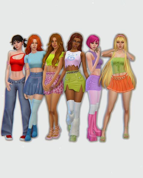 Gallery ID - sheythebuilder Sims 4 Cc Powerpuff, Sims 4 Mods Outfits, Sims Winx Cc, Sims 4 Cc Starfire, Sims 4 Cc Clothes Female Aesthetic Free, 2000s Sims 4, Sims 4 Cc Y2k Collection, Sims 4 Cc 2010s Clothes, Sims 4 Cc Bratz Clothes