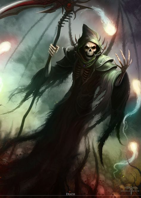 Grin Reaper, Don't Fear The Reaper, Reaper Art, Reaper Tattoo, Grim Reaper Art, The Grim Reaper, Ange Demon, The Reaper, Dark World