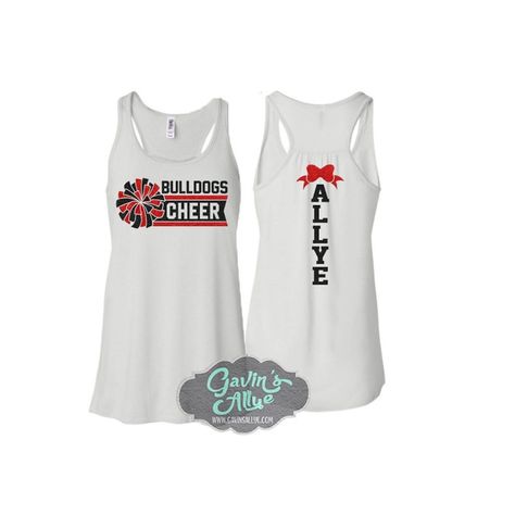 This Womens Tank Tops item by GavinsAllye has 21 favorites from Etsy shoppers. Ships from Kilgore, TX. Listed on Jul 26, 2024 Cheer Tank Tops, Cheer Merch, Cheer Routines, Womens Tank Tops, Cheer Outfits, Merch Ideas, School Shirts, Womens Tank, Racerback Tank