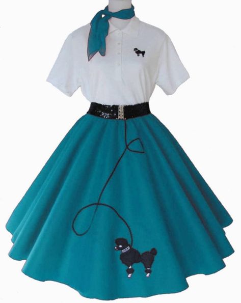 Womens 5 pc 50's POODLE SKIRT OUTFIT for Adult s m l xl | Etsy Sock Hop Outfits, 1950s Poodle Skirt, 50s Birthday, 50s Dance, Poodle Skirt Outfit, 50's Costume, Poodle Skirts, Rok Outfit, Skirt Diy