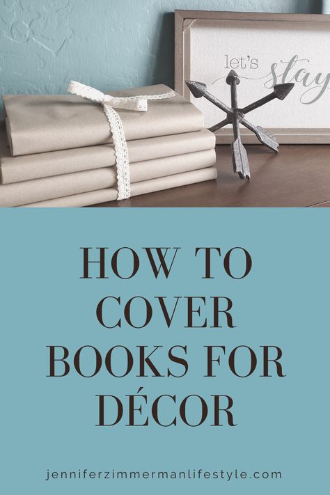 How to Cover Books for Decor Wrapping Books For Decor, Covered Books For Decor, Cover Books For Decor, Covering Books For Decor, How To Cover Books, Covering Books With Paper, How To Cover A Book, How To Cover Books For Decor, Cover Books With Paper