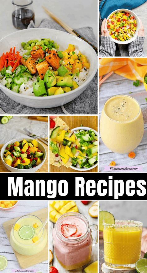 Tropical Fruit Recipes, Frozen Mango Margarita, Mango Coulis, Refreshing Smoothies, Mango Banana Smoothie, Mango Pineapple Smoothie, Fall Pumpkin Crafts, Summertime Recipes, Strawberry Banana Smoothie