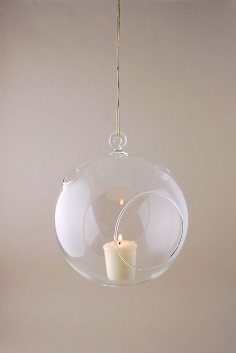 Hanging Glass Globes & Candle Holder 7in Hanging Glass Globes, Hanging Glass Candle Holders, Hanging Candle Holders, Candle Hanging, Terrarium Candle Holder, Cheap Lanterns, Globe Candle Holder, Hanging Glass Terrarium, Safe Candles